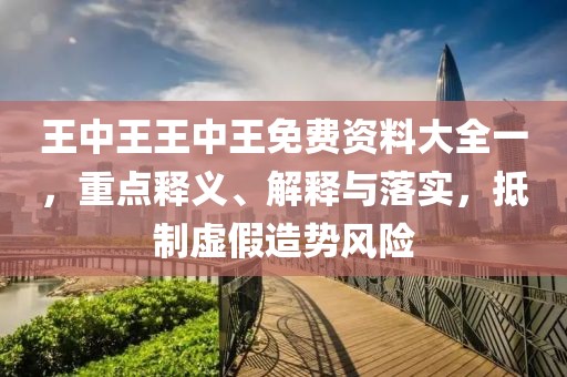 王中王王中王免费资料大全一，重点释义、解释与落实，抵制虚假造势风险